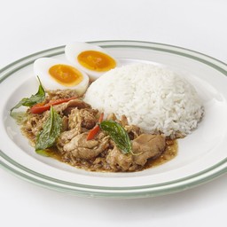 ข้าวกระเพราหมูชาบู