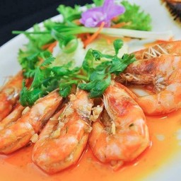 กุ้งอบซอส