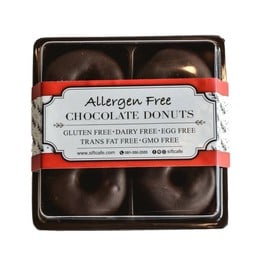 โดนัทช็อคโกแลต วีแกน กลูเต็นฟรี