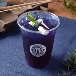 Tropical Wonderlust TE Mocktail (ชาเย็น ชาผลไม้) - Butterfly Pea, Coconut water, Pandan, Bael Fruit, Honey