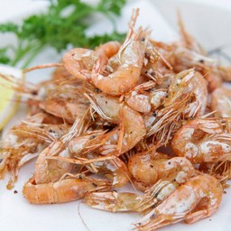 กุ้งตัวเล็กทอด