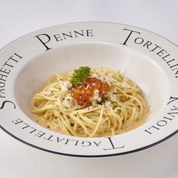 สปาเก็ตตี้มันกุ้งครีมปู