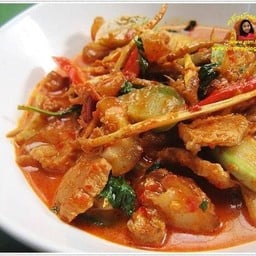 ผัดเผ็ดหมูป่า