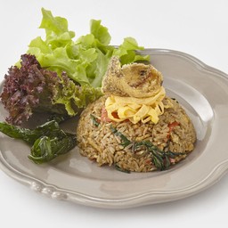 ข้าวผัดปลาสลิด