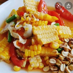 ตำข้าวโพดไข่เค็ม