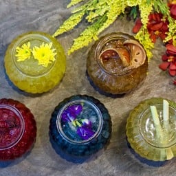 น้ำดอกอัญชันมะนาว (flower Anchan lemon  juice)