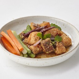 ลาบแซลมอนทอด