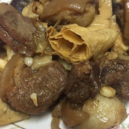 แพะผัดแห้ง 250