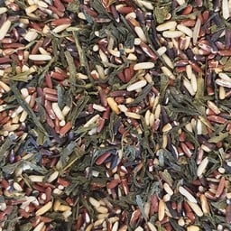 Roasted 3-Colour Organic Thai Rice x Green Tea Loose-Leaf Tea Pack (Ziplock 5 serve)