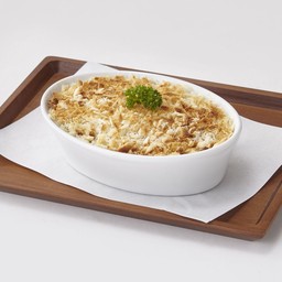 ผักโขมทูน่าอบชีส