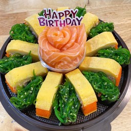 เค้กไข่หวานยำสาหร่าย