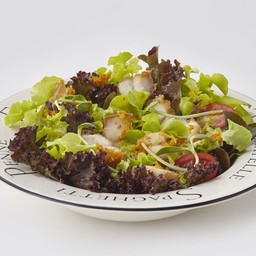 สลัดหมูกรอบนอกนุ่มใน