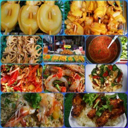 โอมปลาหมึกย่าง รส...แซ่บ...แสบลิ้น