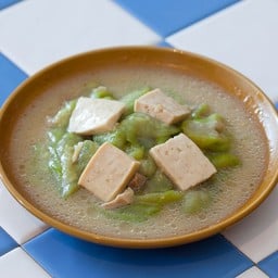 (406) ผัดบวบใส่หมู Nabera N Bushi