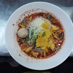 เกาเหลาเย็นตาโฟ ลูกชิ้น+หมึก+หมู