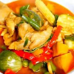 แกงป่า กับข้าว