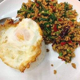 ข้าวกระเพราหมูสับ