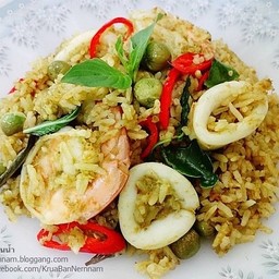 ข้าวผัดเขียวหวานไก่