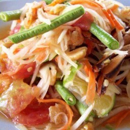 ตำไทย ใส่ปู