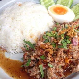 ข้าวลาบไก่