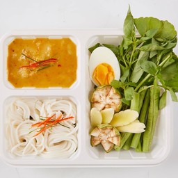 ขนมจีนน้ำยากระทิ สูตรอร่อยพิเศษ Kanom jean