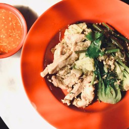 สุกี้แห้งไก่