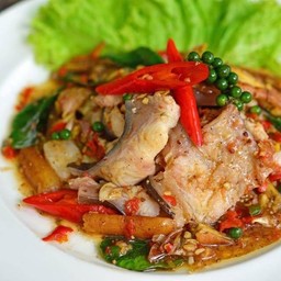 ปลาคังผัดฉ่าผัดฉ่า