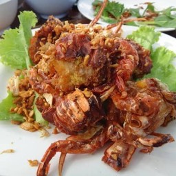 ปูนิ่มทอดกระเทียม