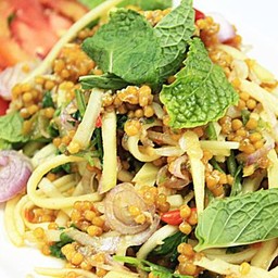 ยำไข่แมงดาทะเล (จาน)