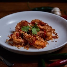 กุ้งผัดพริกเกลือ
