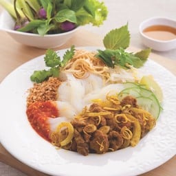 ขนมจีนหน้าหมู , เนื้อ