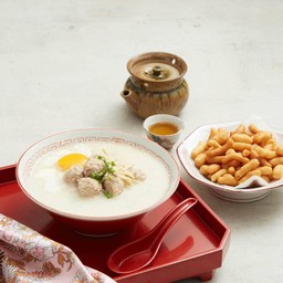 โจ๊กหมู ไข่ไก่