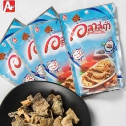 หนังปลาแซลมอนทอดกรอบ