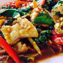 ปลาคังผัดฉ่า