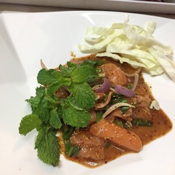 ลาบปลาแซลมอล