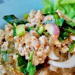 ลาบวุ้นเส้นหมูสับ