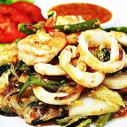 สุกี้แห้ง ทะเล หรือ หมู หรือ ไก่