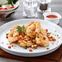 กุ้งผัดพริกเกลือ