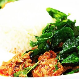 ข้าวกะเพราทูน่า