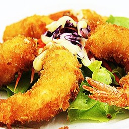 กุ้งชุบแป้งทอด