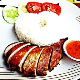 ข้าวอกไก่ทอด