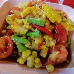 ตำปลาร้าข้าวโพด