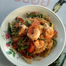 Stir-fried Spicy Shrimp with Vermicelli