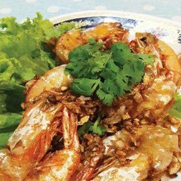 กุ้งทอดกระเทียม