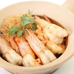 กุ้งแชบ๊วยอบวุ้นเส้น