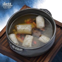 ซุปเยื่อไผ่เห็ดหอมน้ำใส