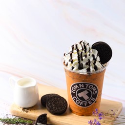 Thai Tea Cookie n Cream Tomnccino