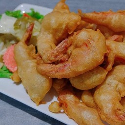 กุ้งชุปแป้งทอด