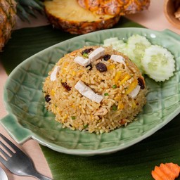 ข้าวผัดสัปปะรด มังสวิรัติ