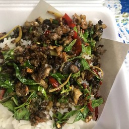 ผัดกบราดข้าว